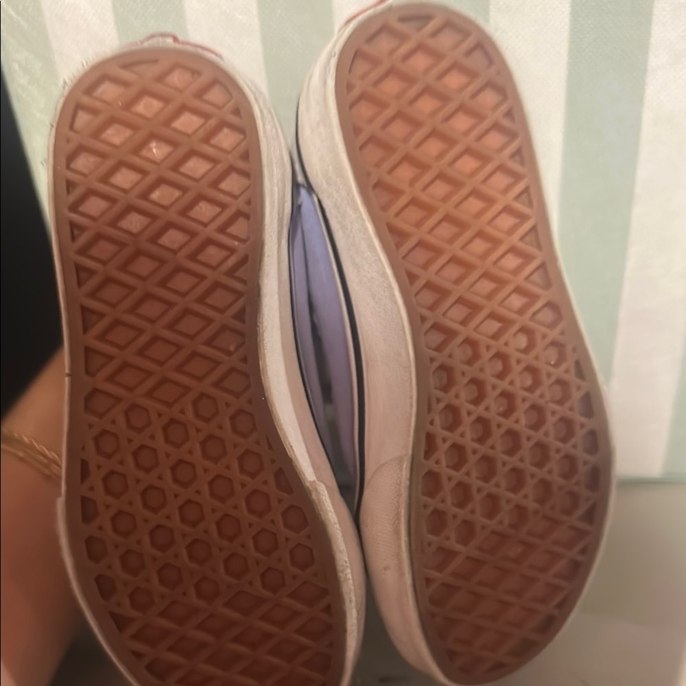 Vans Purple Sneakers Slip-On Style - Picture 3 of 5